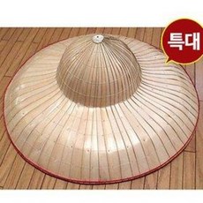 중절형 베트남모자 (대형 야자수잎모자 야자피 논모자, 중절대형48cm - 베트콩모자