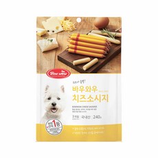 바우와우 치즈소세지 14p x 5개 강아지 애견 간식