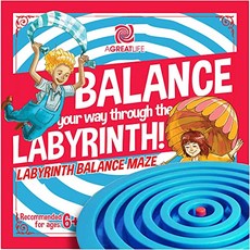 NMT Labyrinth Maze 게임 밸런스 퍼즐-빈티지 보드로 비판적 사고력을 키워주는 장난감을 아이에게 제공하여 클래식 - P085007P6P7QMK7, 기본