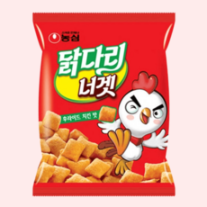 농심 닭다리너겟 후라이드 치킨맛 봉지과자 130gx12개, 130g, 12개