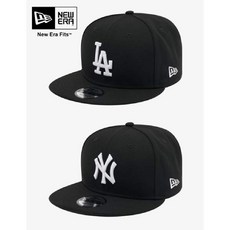 [현대백화점]뉴에라 NEWERA 모자 화이트 온 블랙 뉴욕 양키스 LA다저스 스냅백 2종택일 12550601 12550602