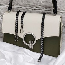 체인 핸드백 스트랩 40cm 블랙 장식