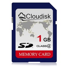 Cloudisk SD 카드 1GB 클래스 4 플래시 메모리 카드 1G SLC 표준 보안 디지털 카드 (1GB), 1개