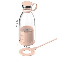 핸드블랜더 헨드블랜더 휴대용 Usb 미니 전기 과일 믹서 블렌더 추출기 식품 밀크 쉐이크 다기능 주스 메이커 기계, Pink