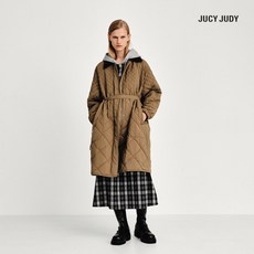 [쥬시쥬디] J신슐레이트벨티드퀼팅롱점퍼 JVJP726A