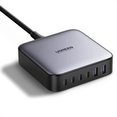 유그린 200W USB C 충전기 Nexode 6포트 GaN 데스크탑 Charger USB C 충전 스테이션