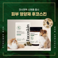 [펫턴] 강아지 고양이 겸용 마시캣독 후코스킨 후코이단 함유 면역력 피부관리 영양제 (90g), 4개
