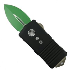 마이크로텍 Microtech 제다이 마스터 엑조세 OTF 오토 등산 캠핑용 나이프 그린, 1개