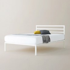 지누스 1500H 침대 프레임 화이트 슈퍼싱글, 없음