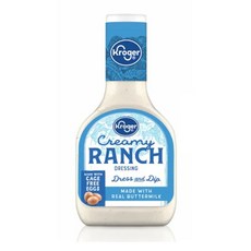 크로거 크리미 랜치 샐러드 드레싱 소스, 2개, 473ml