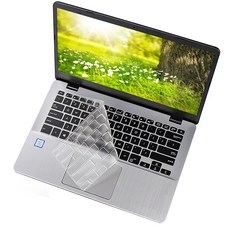 HP 15s-eq2246AU 노트북 키스킨 실리콘 키덮개 외 노트북주변기기, 종류선택, 05) 문자인쇄키스킨-화이트