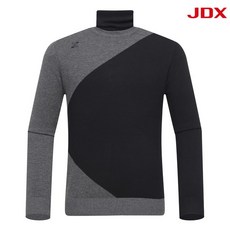 JDX 남성 방풍탈착 사선배색 하이넥 X1SFSPM07BK