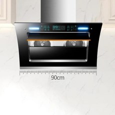주방 벽걸이 후드 지능형 청소 범위 90cm 핫 아스피란테 요리 측면 흡입 Okap Kuchenny 220V, 01 220V_06 KR