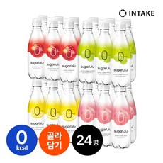 [인테이크] 슈가로로 제로슈가 스파클링 6종 24개 골라담기, 선택1:레몬사이다12병|선택2:샤인머스캣12병