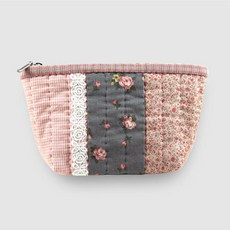 루비다이야 파우치1 만들기 퀼트 바느질키트 DIY 패키지, 1개, 805.미뉴엣M핑크
