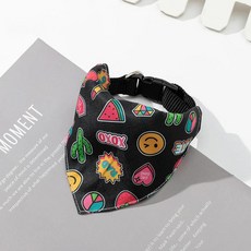 반다나 애완 동물 스카프 면 격자 무늬 빨 나비 넥타이 칼라, B.S, 1개