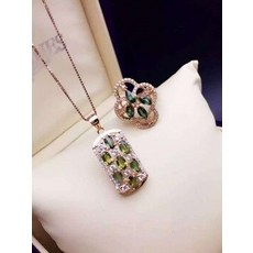 천연블루사파이어셋트