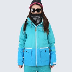 욥스 여자 마이크로화이버 노패딩 보드 자켓 HESTER 2 J - EMERALD CYAN 스키/보드복