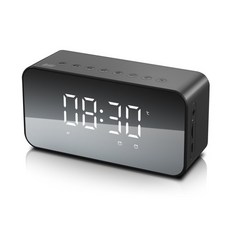 [6월 AUX 안테나 드림 행사]브리츠 LED디지털시계&블루투스 스피커겸용 BZ-MX2100 C타입, 브리츠BZ-MX2100미러블루투스스피커