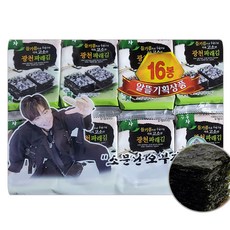 삼부자 소문난 광천파래 도시락김, 64g, 2개