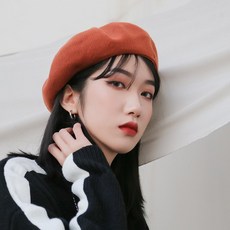 여성 빵모자 엄마 빵모자 하운드 베레모
