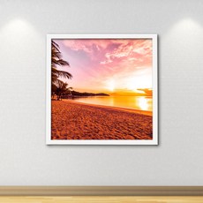 모래사장일러스트