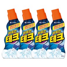 LG생활건강 바르는 테크, 220ml, 4개