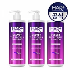 [헤어플러스] 리컬리 샴푸 500ml 1+1+1, 단품