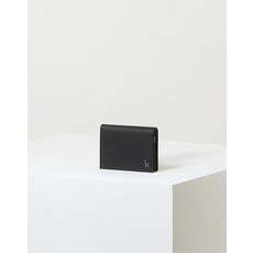 헤지스 액세서리 [COLOR POINT] 네이비 라인배색 소가죽 명함지갑