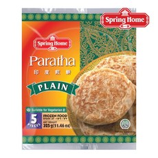 냉동 스프링홈 로띠파라타 플레인 325g Roti Paratha plain, 4개