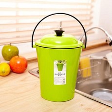 T1_샤론 가벼운 음식물 쓰레기통 2.7L 물빠짐 분리수거_L/N:2B+5BF42C ; 음식쓰레기 쓰레기통 음식물처리 휴지통 잔반처리 청소용품 음식물쓰레기통
