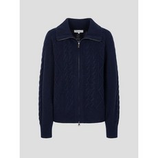 정품보장빈폴레이디스 겨울 울 캐시 혼방 윙 칼라 집업 카디건 네이비 BF395AO01R 따뜻한