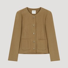 쉬즈미스 울 라운드넥 핸드메이드 자켓 SWHJKO42030 CA