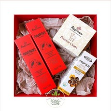 송스케어 연말선물세트 베스트셀러상품기획박스 직구양태반크림+호주포포크림+프로폴리스원액, 선물포장없음, 1박스