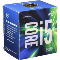 인텔 박스형 코어 I5-6600 FC-LGA14C 3.30Ghz 6M 프로세서 캐시 4 LGA 1151 BX80662I56600 - 10세대cpu