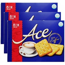 해태 ACE 364g 팩 3 한식 버터 비스킷 버터 크래커 티타임 디저트 에프터스: 식료품 &amp; 미식가 식품, 1