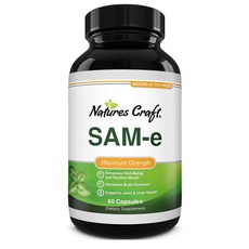 해외 Natures Craft S Adenosyl Methionine 메티오닌 60, 3개