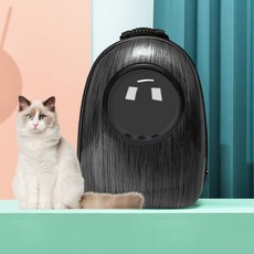 캣백 도그백 고양이가방 강아지가방 외출용 양어깨 고양이 백팩 애완동물가방 동물가방 강아지포대기 개모차 바리켄넬, 인견블랙 + 표준개