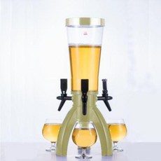 수제맥주만들기 크림 맥주 제조기 가정용 생맥주 기계 음료수 냉음기 술잔 받침대.술그릇 3, 01 A331.5L 금빛 고드름 색등