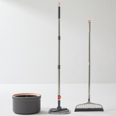 에스틸로 자동세척 밀대 청소기 패키지 물걸레 회전탈수 오수자동분리 (밀대+스위퍼+패드3장+세척통 구성), 1세트