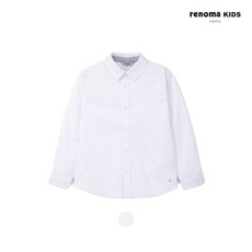 레노마키즈 아동 베이직 화이트 셔츠(R2405B310)