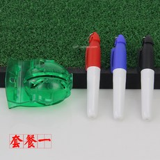 193market 골프공 배선화기 펜 콤비네이션 패키지 GOLF 부품 필드 그림 12 타입, 패키지 1 집게 그린 _3즈 짧은 붓