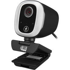 아데소 모션 트래킹 1080P 웹 카메라 사이버트랙 M1 H.264 고정 초점 USB 웹캠305° 자동 내장 마이크 및 삼각대 마운트 포함