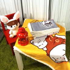 sioncompany_오잉 양털 무릎담요 - 귀여운 사막여우 오잉이와 폴링이 정품 라이센스 국내제작 상품++SC, ♥파자마