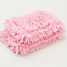 흡수성 고양이 목욕 수건 빠른 건조 애완 동물 건강 관리 위생, 2.Pink, A.48X36CM, 1개