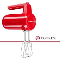 kitchenaid 키친에이드 무선 핸드 믹서 7단계 KHMB732PA 20년형, 단일상품