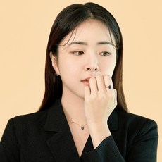 사파이어원석14k귀걸이