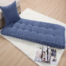 두꺼운 코듀로이 겨울 쿠션 홈 오피스 장식 긴 쿠션 단색 다다미 맞춤형 바닥 쿠션, 1