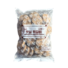 햇살 냉동 단짠단짠 떡갈비 가성비, 1개, 2kg