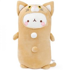 몰랑 소프트 모찌 기절 숙면 마약배게 고양이 55cm, 단일상품